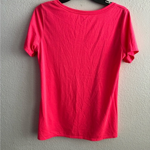 Nike Neon Pink Dry Fit Short Sleeve Tee M - Picture 3 of 8